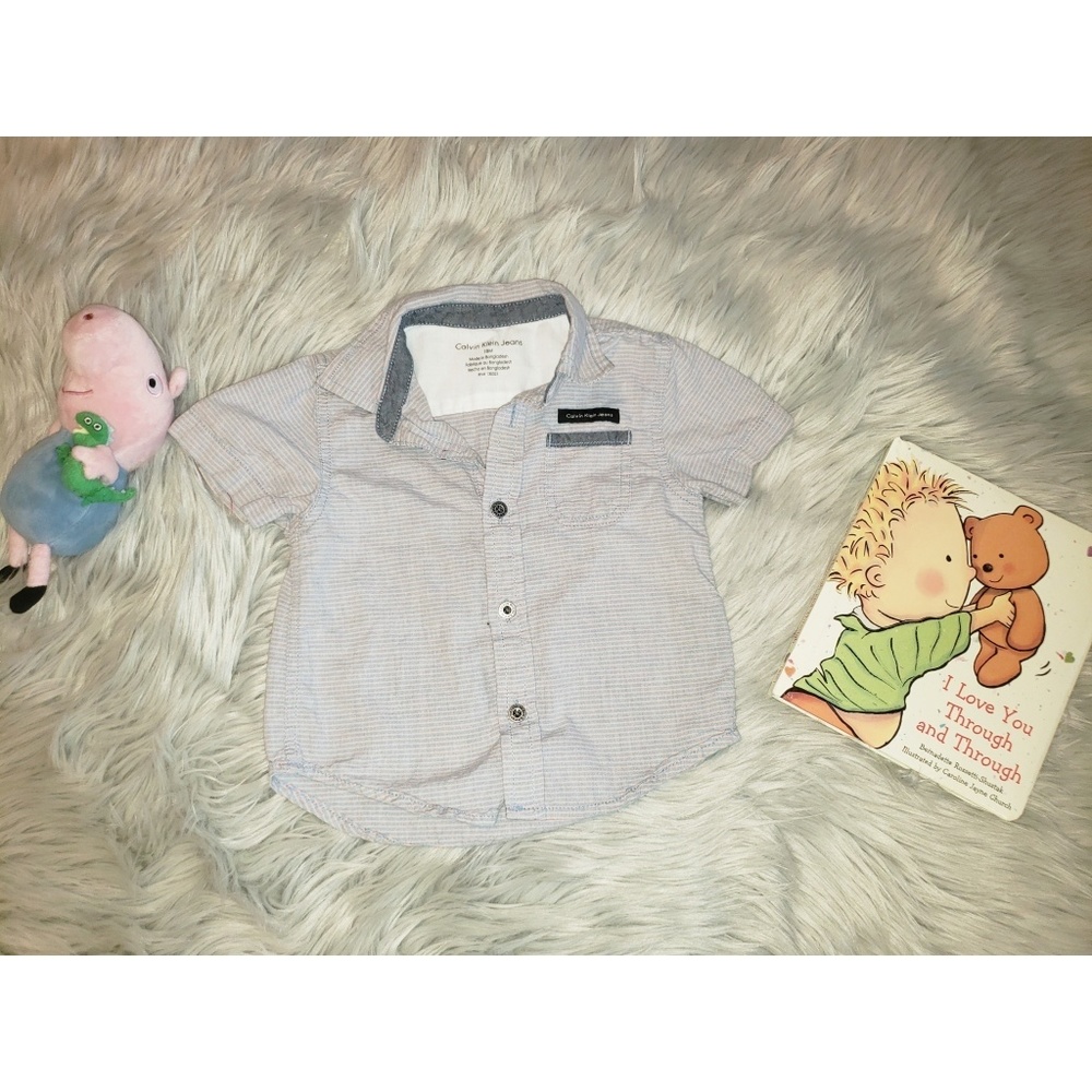 Calvin Klein Toddler Boy Short Sleeve Shirt